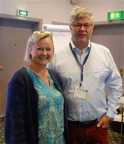 Områdeleder Hilde Hermansen og Svein Harald Riise er begge representert i SKALAs utvalg. Foto: CMC